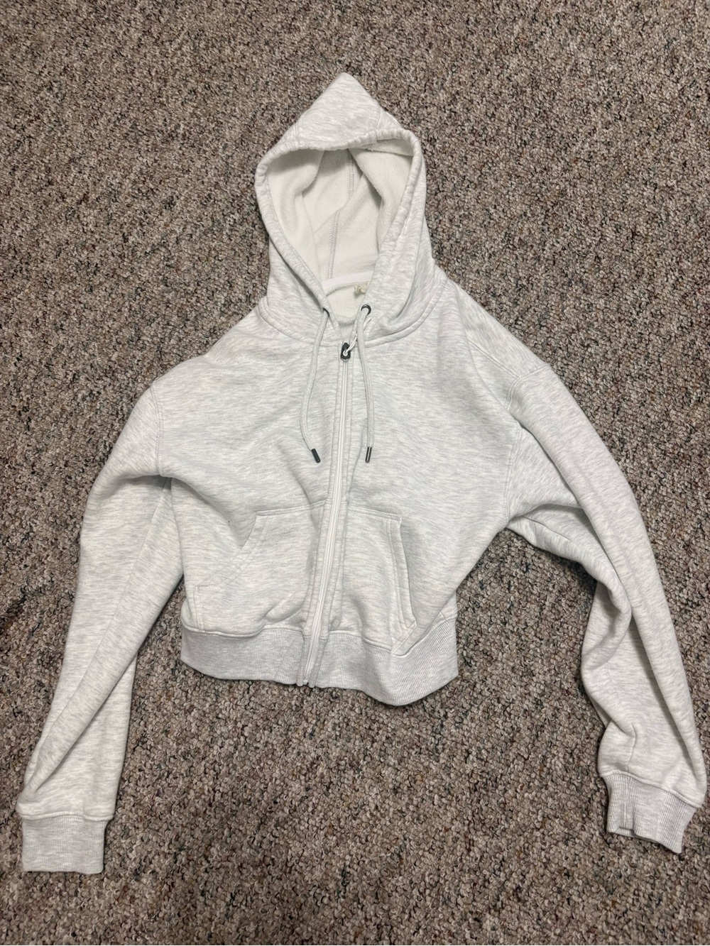 Kyodan Light Gray Zip-Up Hoodie Jacket